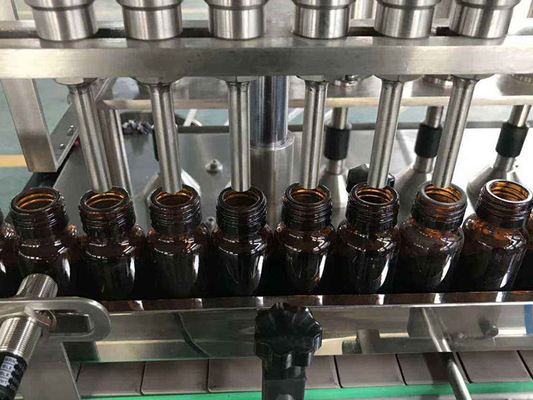 1000BPH Mały sprzęt do produkcji perfum Maszyna do napełniania butelek mleka
