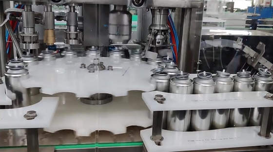 Zautomatyzowana maszyna do napełniania o pojemności 300 ml do automatycznej linii produkcyjnej do napełniania aerozoli