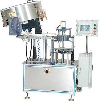 Automatyczny system pakowania Maszyna do zakręcania produktu w aerozolu 150 butelek / min PLC