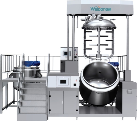 100-5000L Mikser emulgatora kosmetycznego Dostosowany wymiar Moc 2,2-30 kW