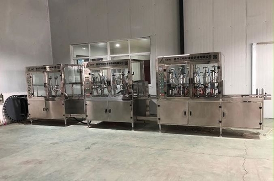 Programowalny kontroler logiczny o niskim poziomie hałasu Maszyna do napełniania płynem kosmetycznym 10-1200 ml