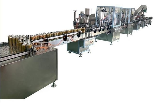 Automatyczna linia produkcyjna do napełniania aerozoli ze stali nierdzewnej do masek na twarz