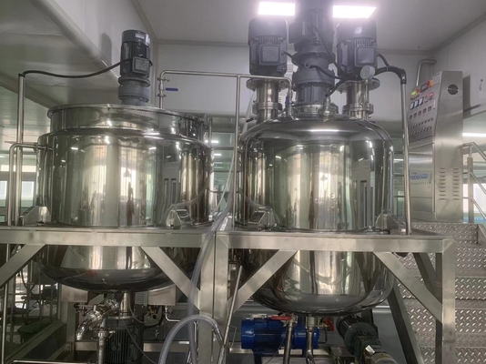 50-5000L Kosmetyczny Emulgator Mixer Sprzęt do przetwarzania chemikaliów 1 rok gwarancji