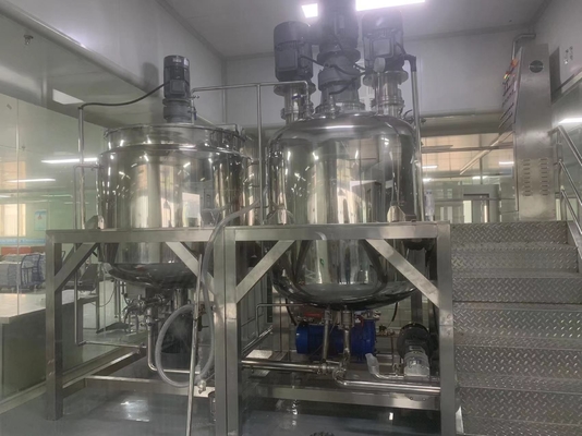 50-5000L Kosmetyczny Emulgator Mixer Sprzęt do przetwarzania chemikaliów 1 rok gwarancji