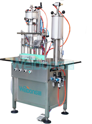 SUS304 Półautomatyczna maszyna do napełniania aerozolem Sprays do ciała Perfumy bezpieczne w obsłudze