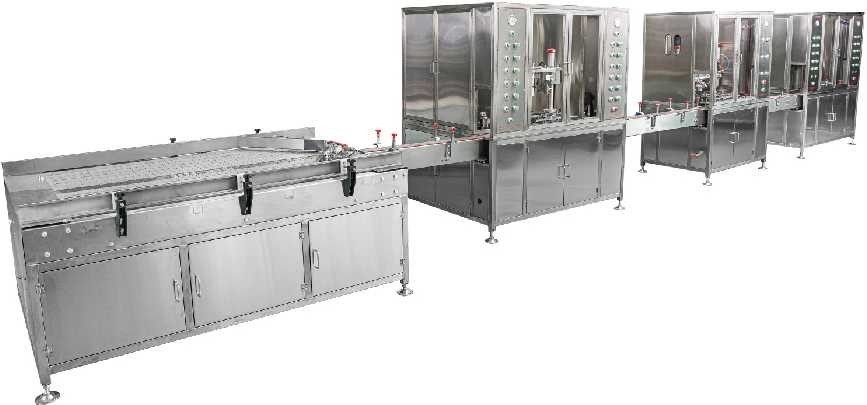 Linia produkcyjna do automatycznego napełniania aerozoli o dużej prędkości 90 butelek / min 1,1 kW
