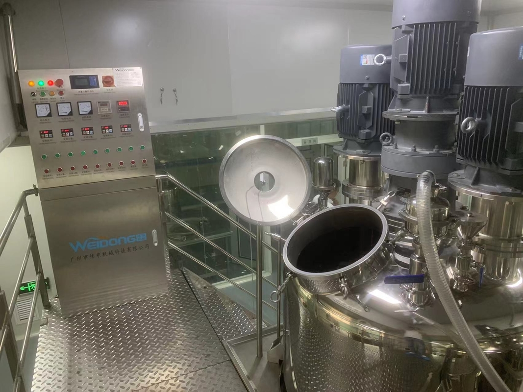 500-5000KG Mieszadło do cieczy z parowym elektrycznym ogrzewaniem gorącym olejem 1 rok gwarancji